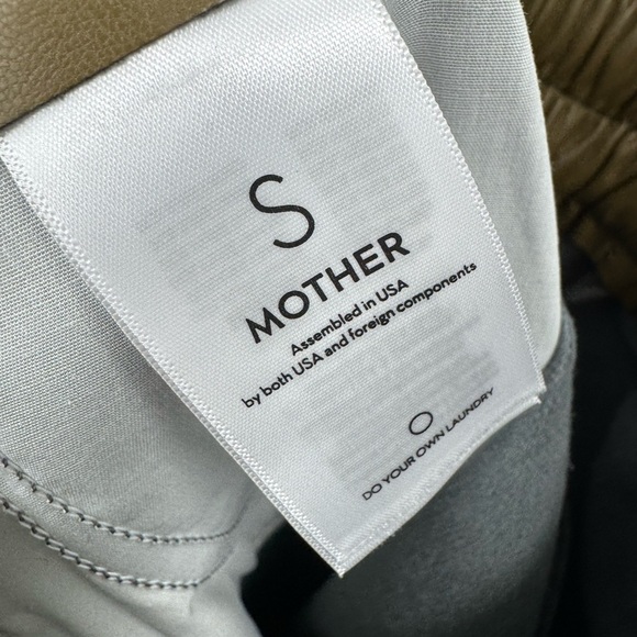 MOTHER The rambler lounger ankle fir green pants small B523 - Picture 8 of 9